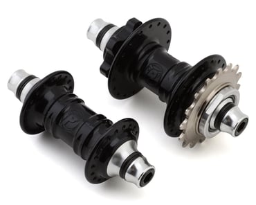 Profile Racing Elite Cassette Hub Set (Black) (Aluminum Driver